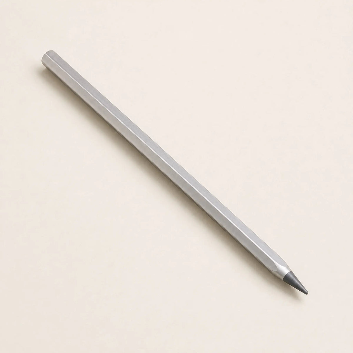 Full-length view of the Facet pencil with its graphite writing tip