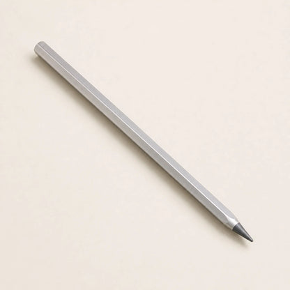 Full-length view of the Facet pencil with its graphite writing tip